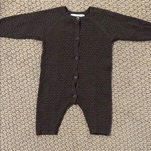 Zara brown knit one piece EUC